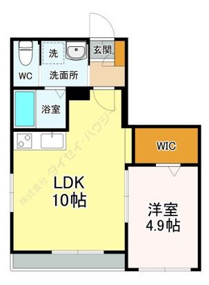 ファミール仲町 101号室 間取り