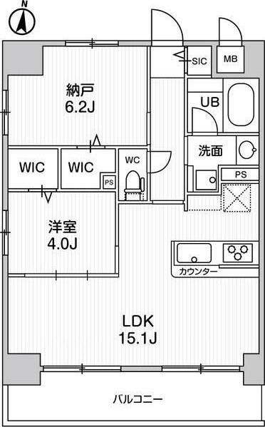ラグゼナ浦和 501号室 間取り