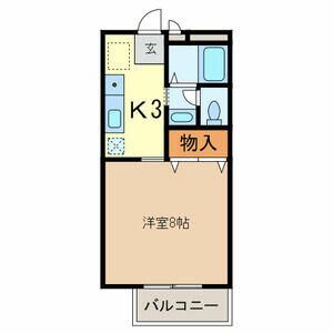 サンガーデンⅡ 202号室 間取り