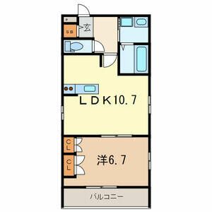 Ｅｉｋａｒｏ 304号室 間取り