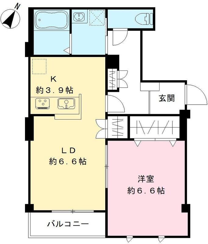 ビューノ・スカイ 202号室 間取り