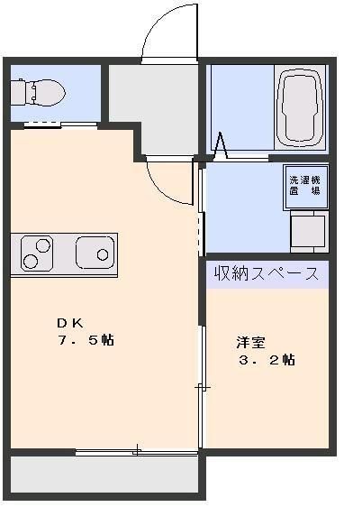 プランドール上落合 103号室 間取り