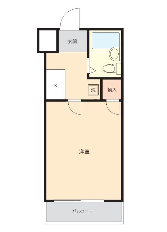 シティプラザ大宮 107号室 間取り