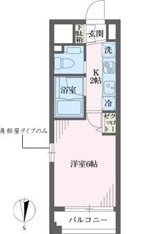 ベルファース大宮 402号室 間取り