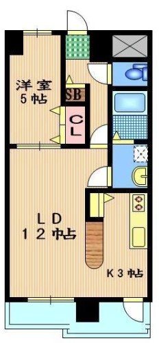 ブラン　コライユ 1005号室 間取り