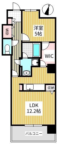 桜木－ＭＳＫ 502号室 間取り