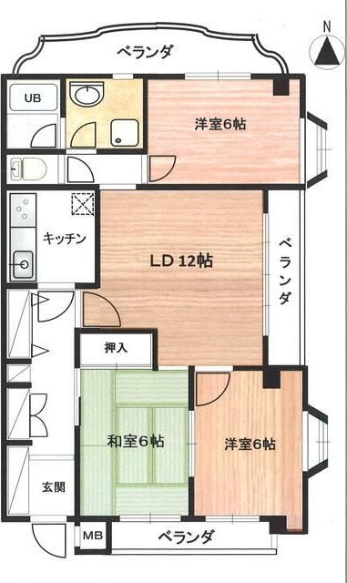 ドミノ大宮マンション 間取り