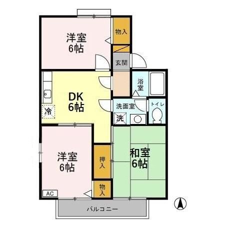 セジュールグランデ　Ⅳ 間取り
