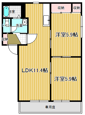 セラヴィ沼南 間取り