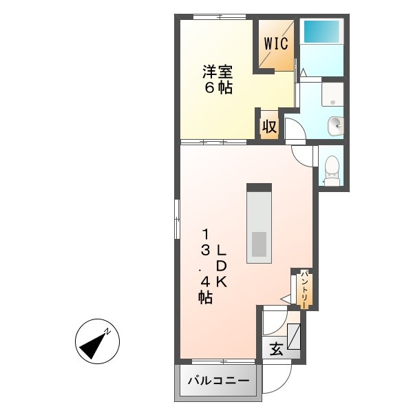 アビタシオンⅡ 間取り