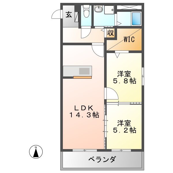 ハートフルマンションi2 間取り