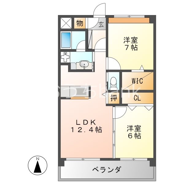 CATTLEYA Ⅱ 間取り