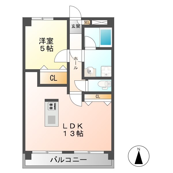 RENO BELLEZZA KASADERA 間取り