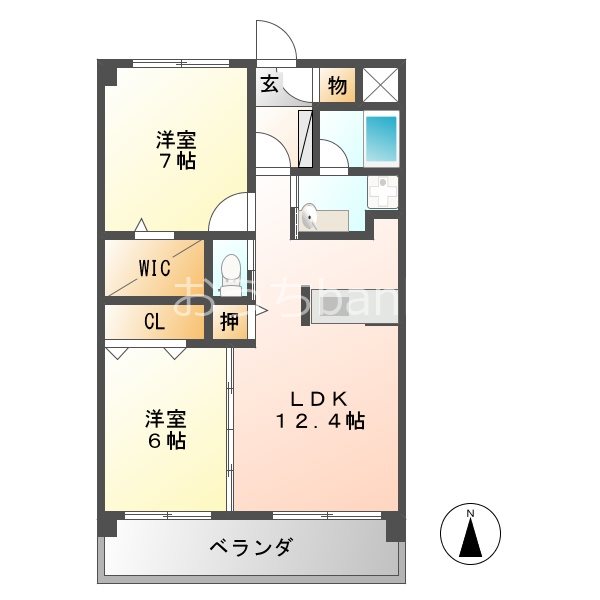 CATTLEYA Ⅱ 間取り
