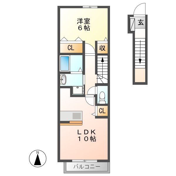 カレント　Ｄ 間取り