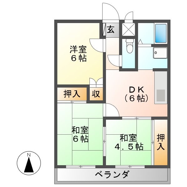 ジョイライフ手賀野 間取り