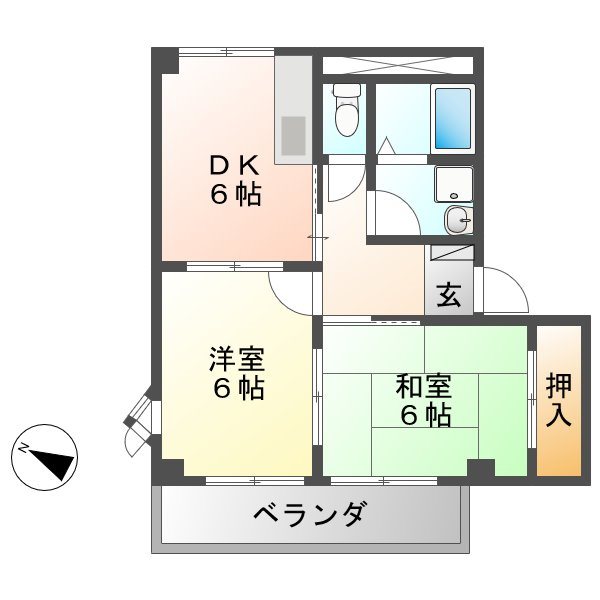 カーサ　フェリスⅡ 間取り
