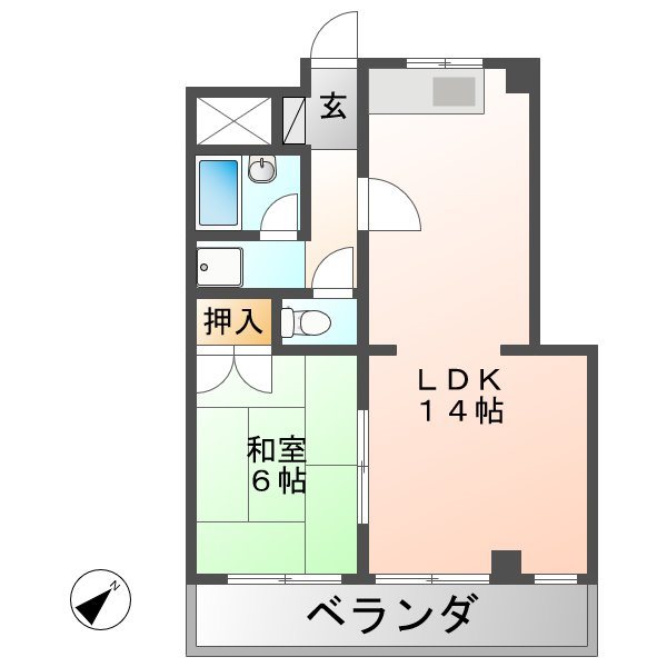 コーポクマザキ 間取り
