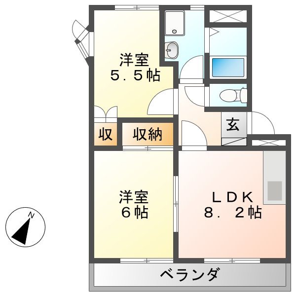 ヴィラフィオーレ 間取り