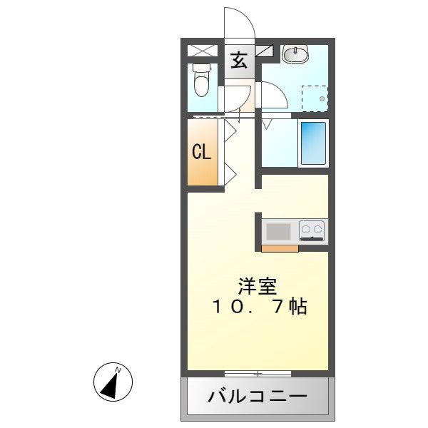 サンサンハイムⅡ 間取り