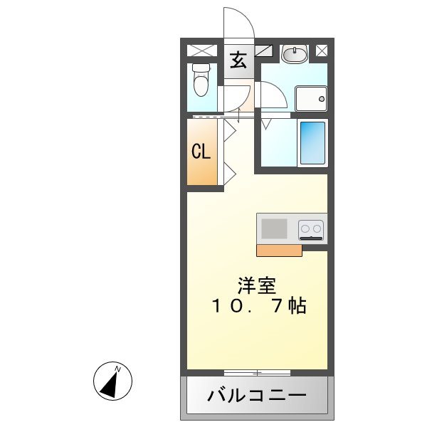 サンサンハイムⅡ 間取り