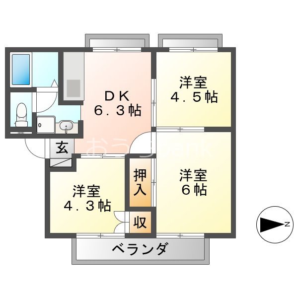 メゾン藤 間取り