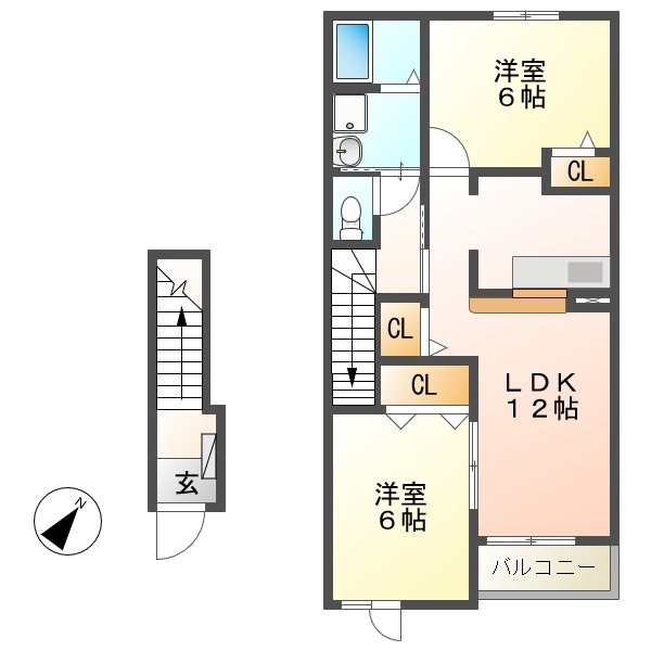 グランデ新田Ｃ 間取り