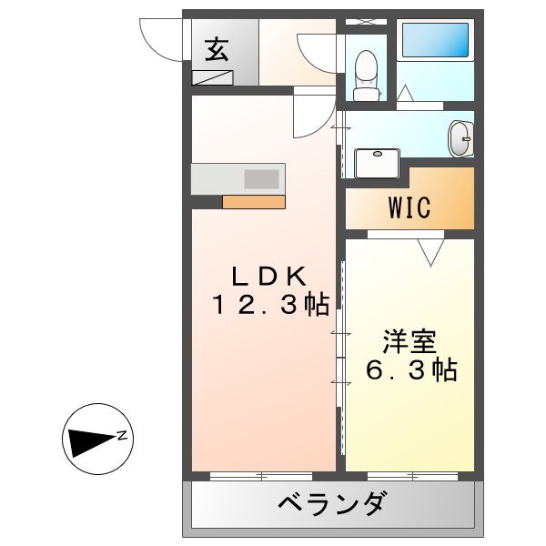 H.I.Liebe（エイチ.アイ.リーベ） 間取り