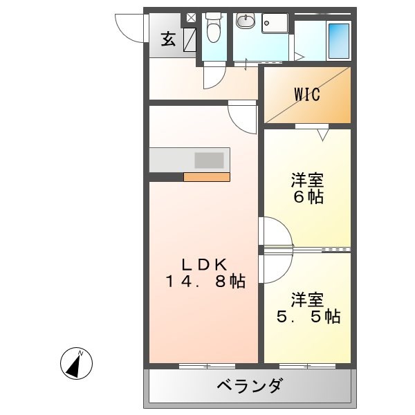 H.I.Sophia（エイチ.アイ.ソフィア） 間取り