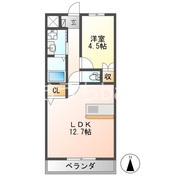 コーポオオノ 間取り