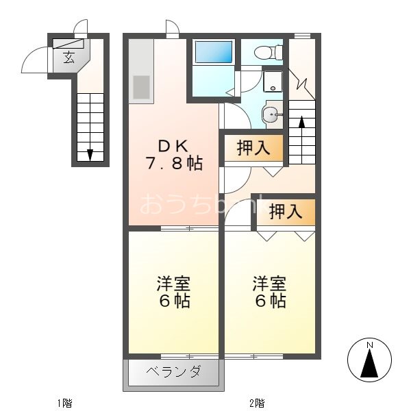 スクエア21 B 間取り