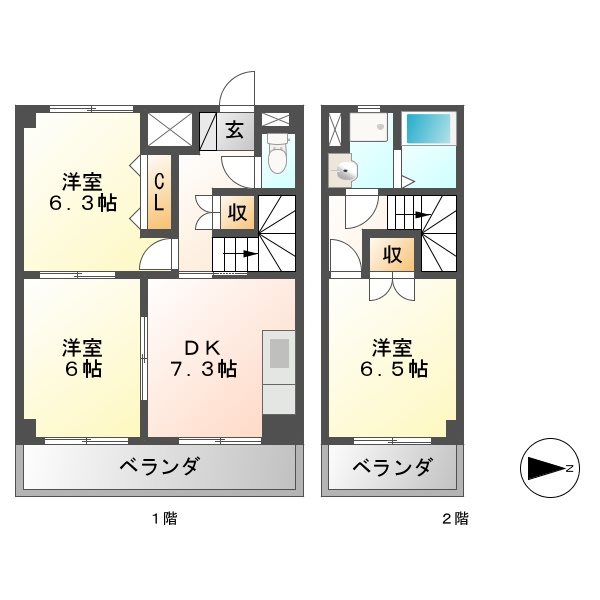 マウンティンVAN 間取り