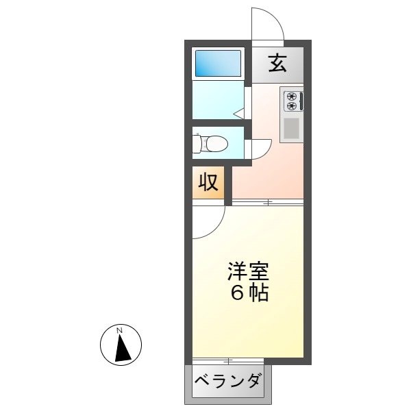 クオリティーハイツ２ 間取り