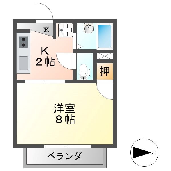 ジュネスアゲハ 間取り