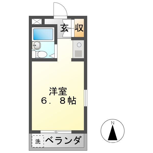スペースイン金山 間取り
