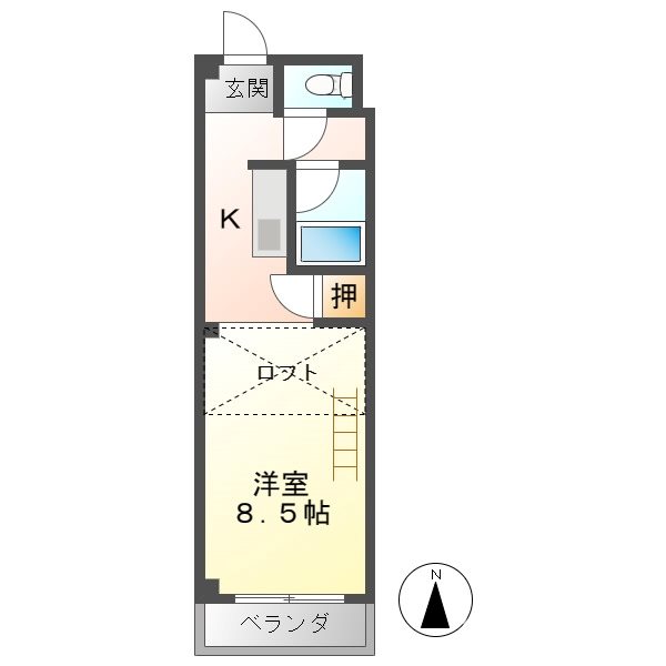 エストゥディオM A 間取り