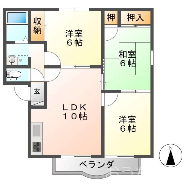 アネックスパル 間取り