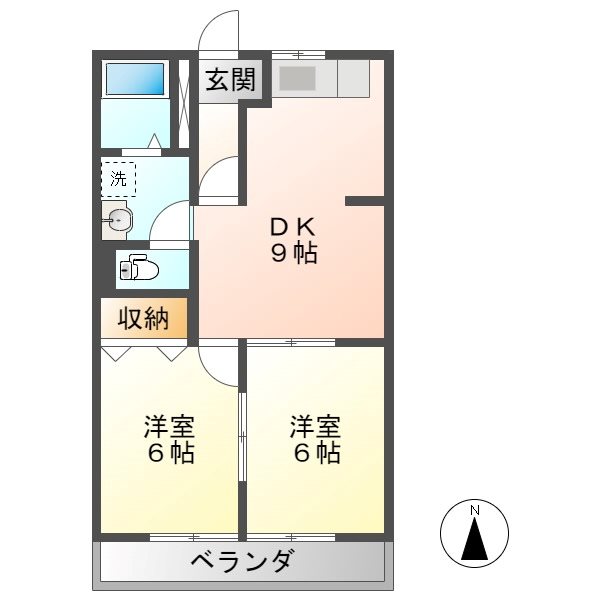 レジデンスモリタ B 間取り