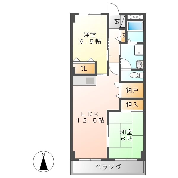 コーポMK 間取り