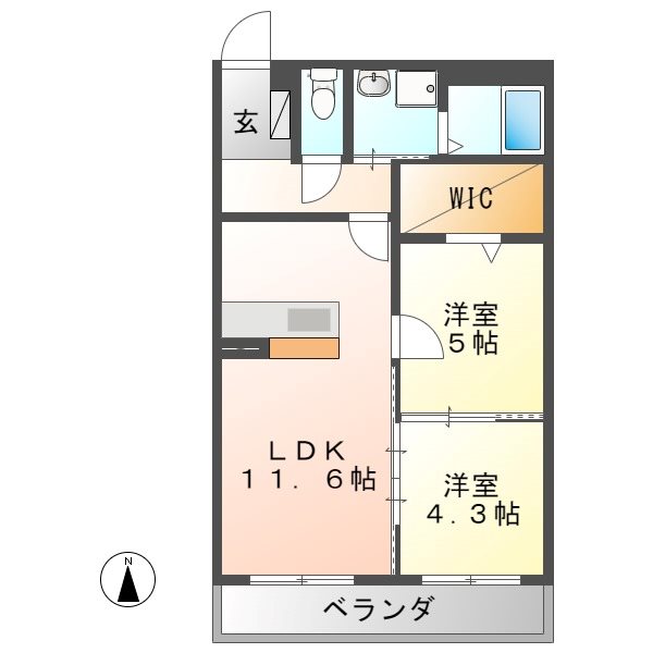 グランハウス長島 間取り