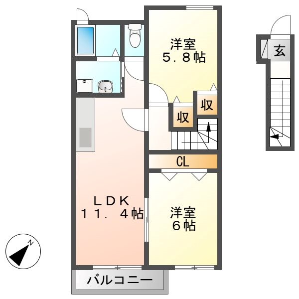 サン　ノーブル 間取り