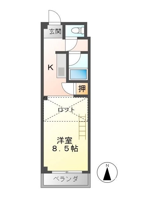 エストゥディオM A 間取り