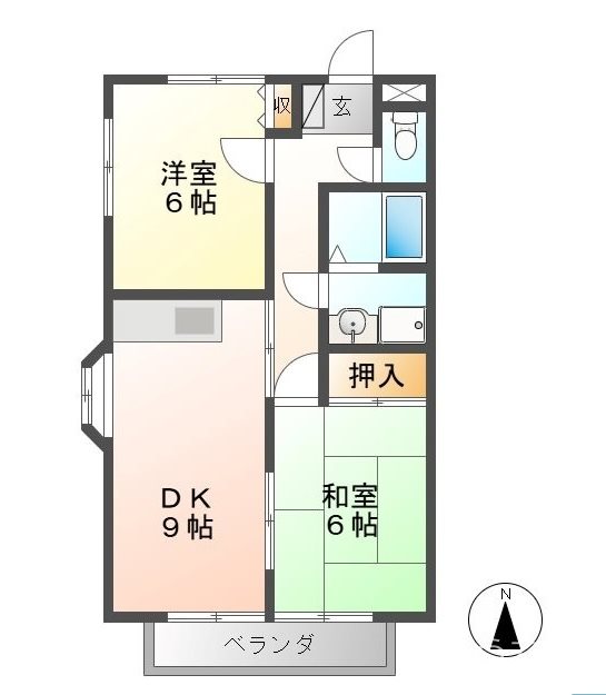 メゾン旭 間取り