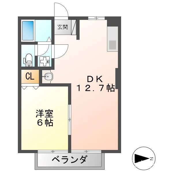 フローラ B 間取り