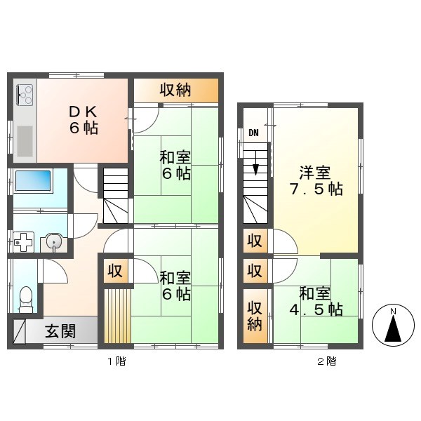 岐阜市岩崎戸建 間取り