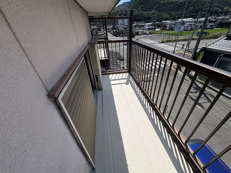 岐阜市岩崎戸建 ベランダ