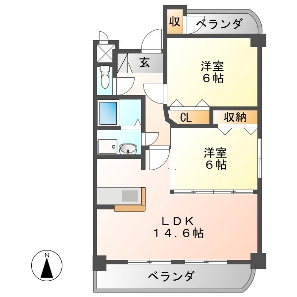 ル・クレール 間取り