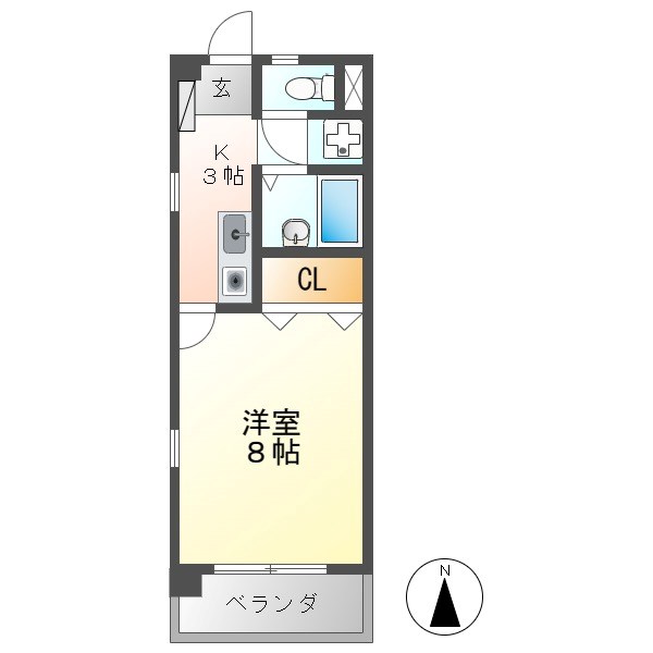 LE DIAMANT BLEU K 間取り