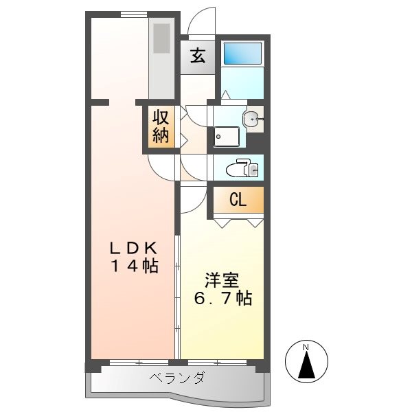 Crea名駅南 間取り