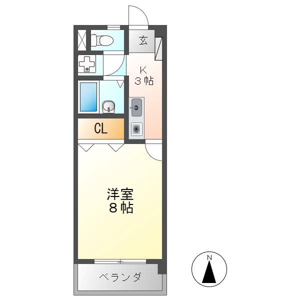 LE DIAMANT BLEU K 間取り